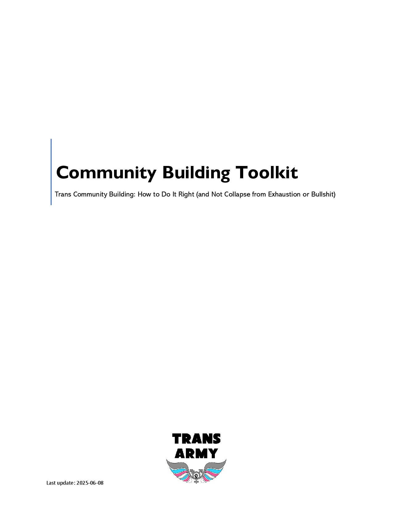 Community Building Toolkit