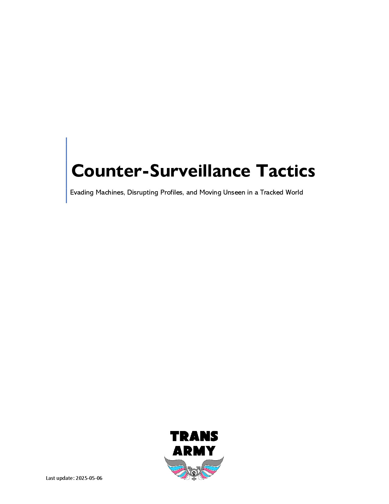 Counter-Surveillance Tactics