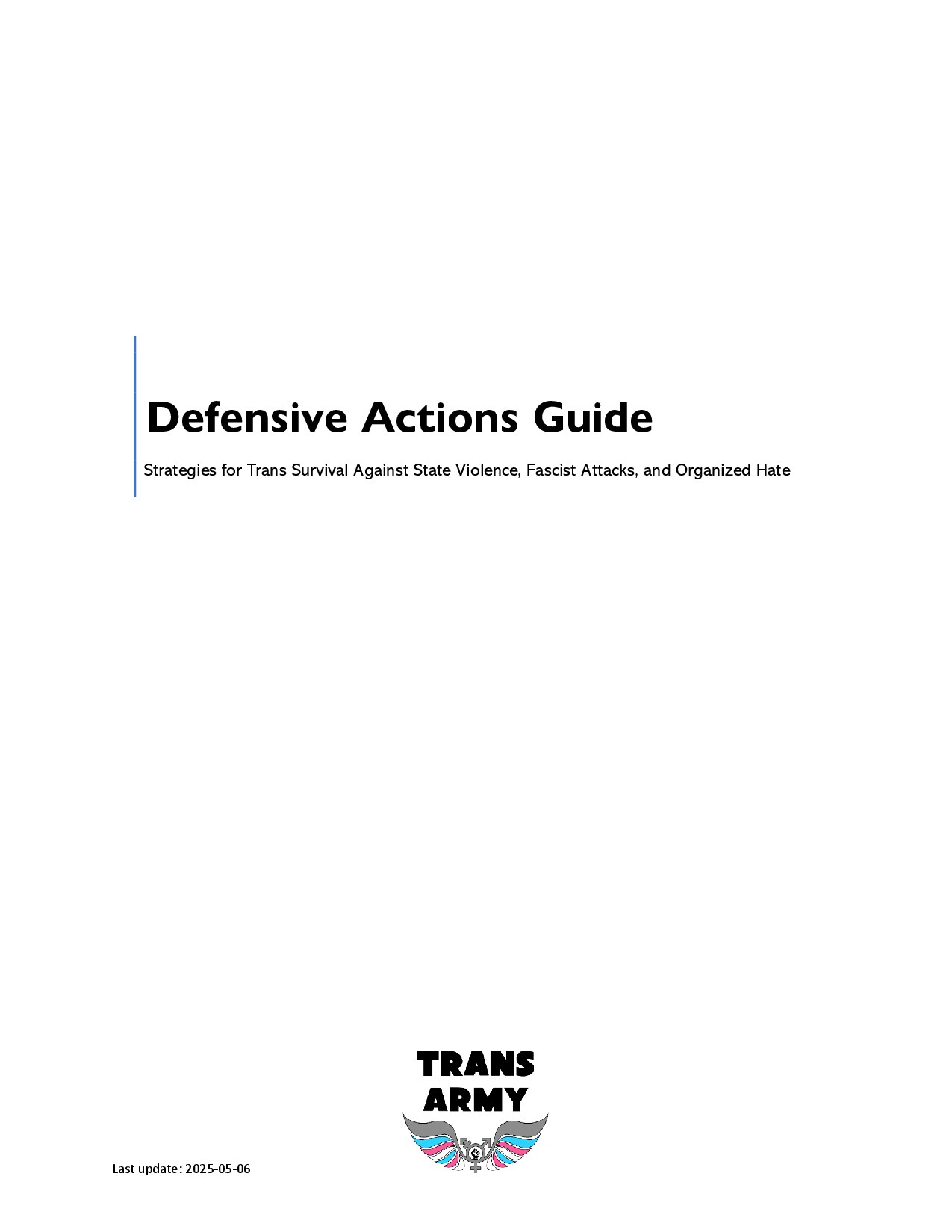 Defensive Actions Guide
