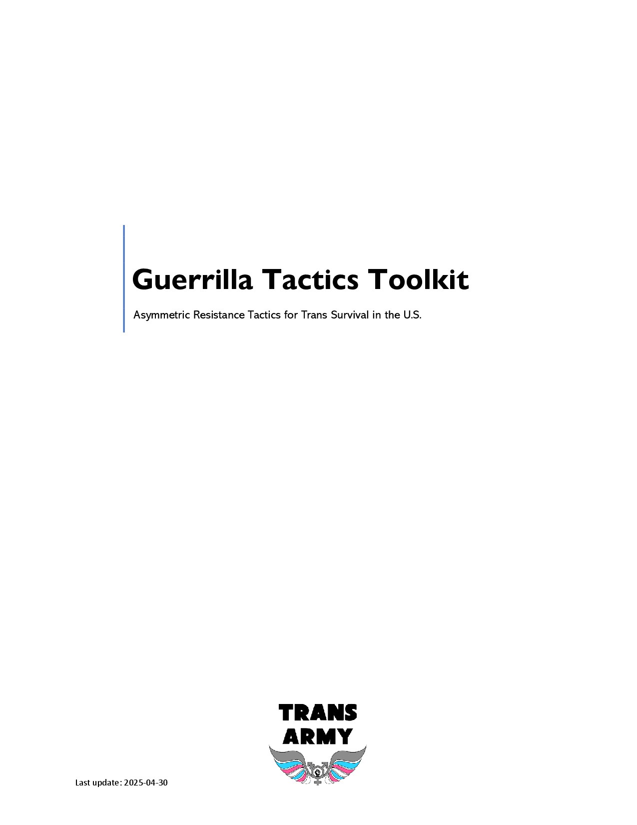 Guerrilla Tactics Toolkit