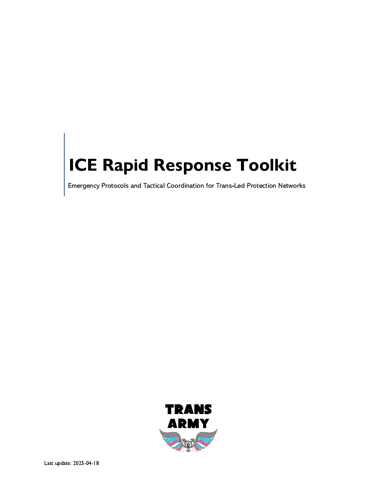 ICE Rapid Response Toolkit