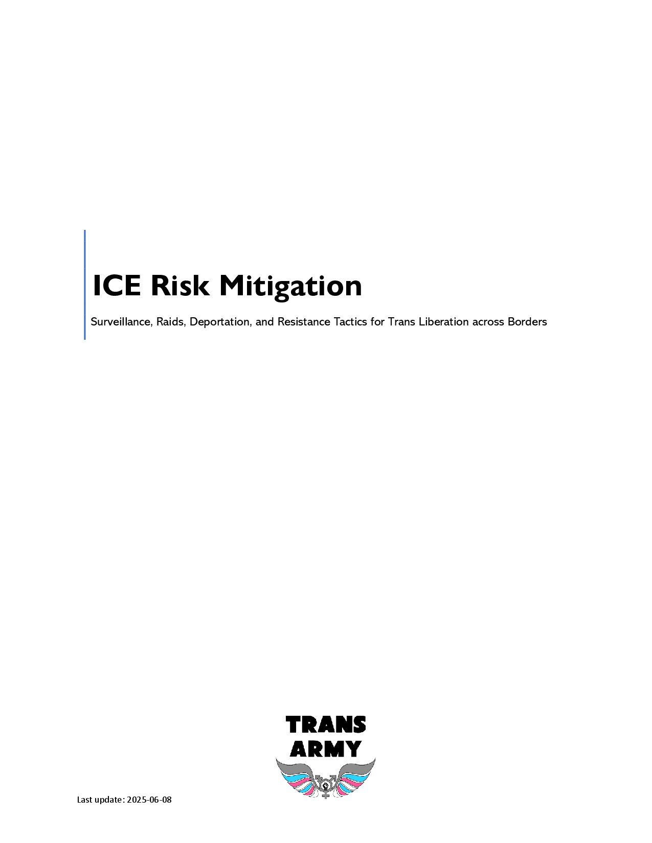 ICE Risk Mitigation