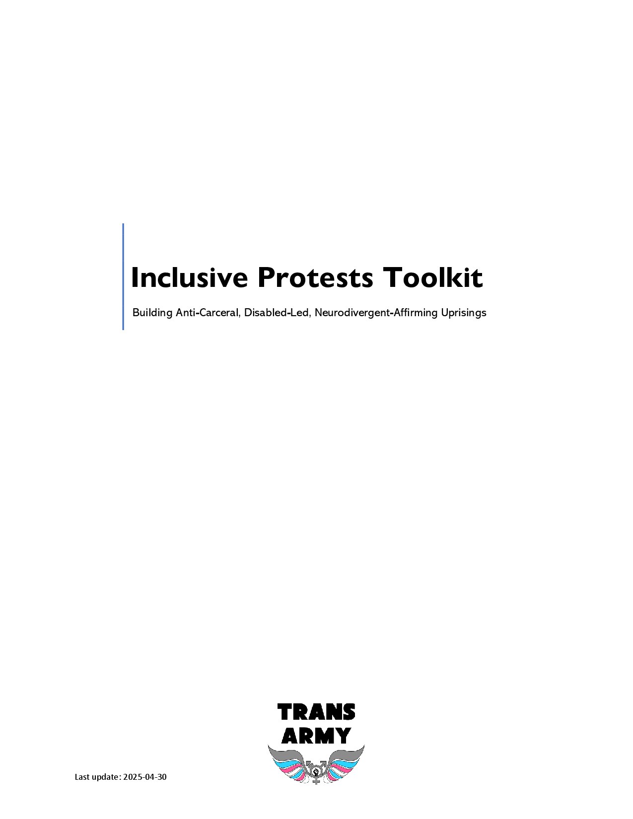 Inclusive Protests Toolkit
