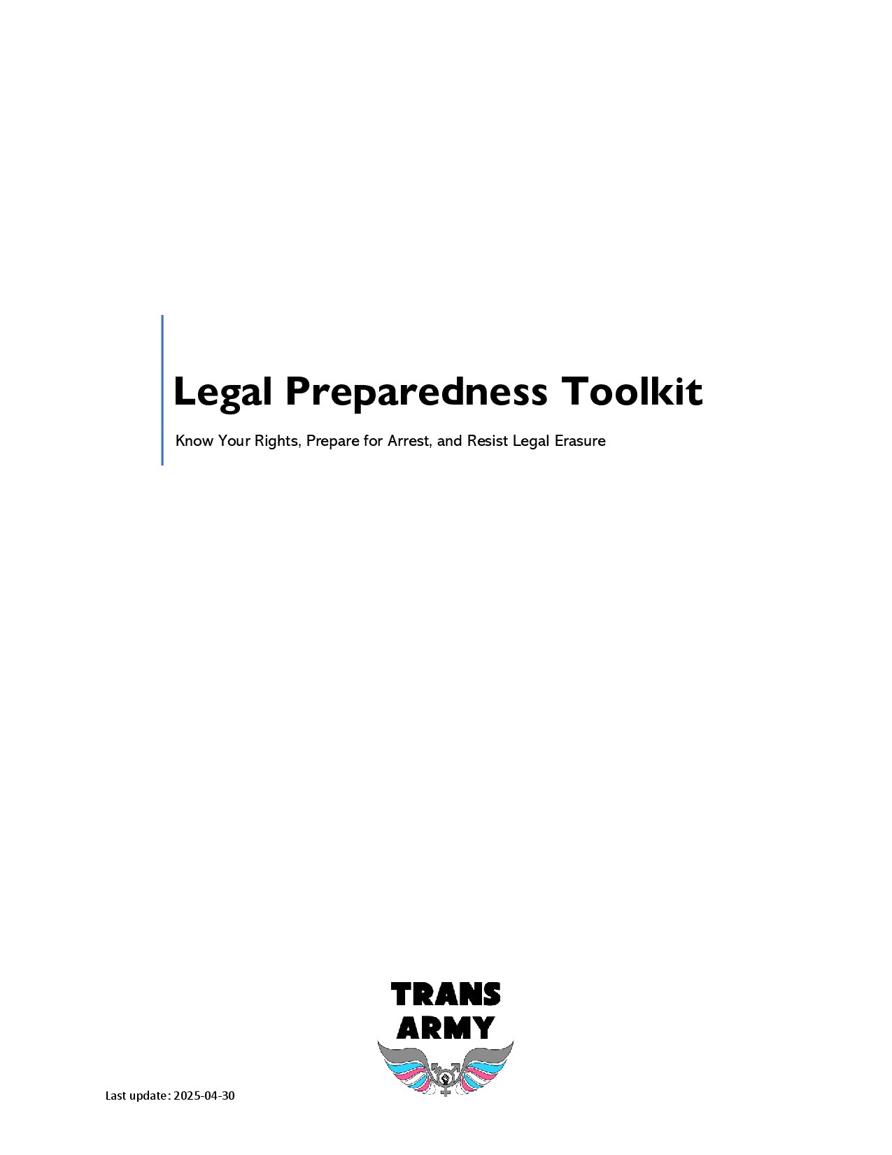 Legal Preparedness Toolkit