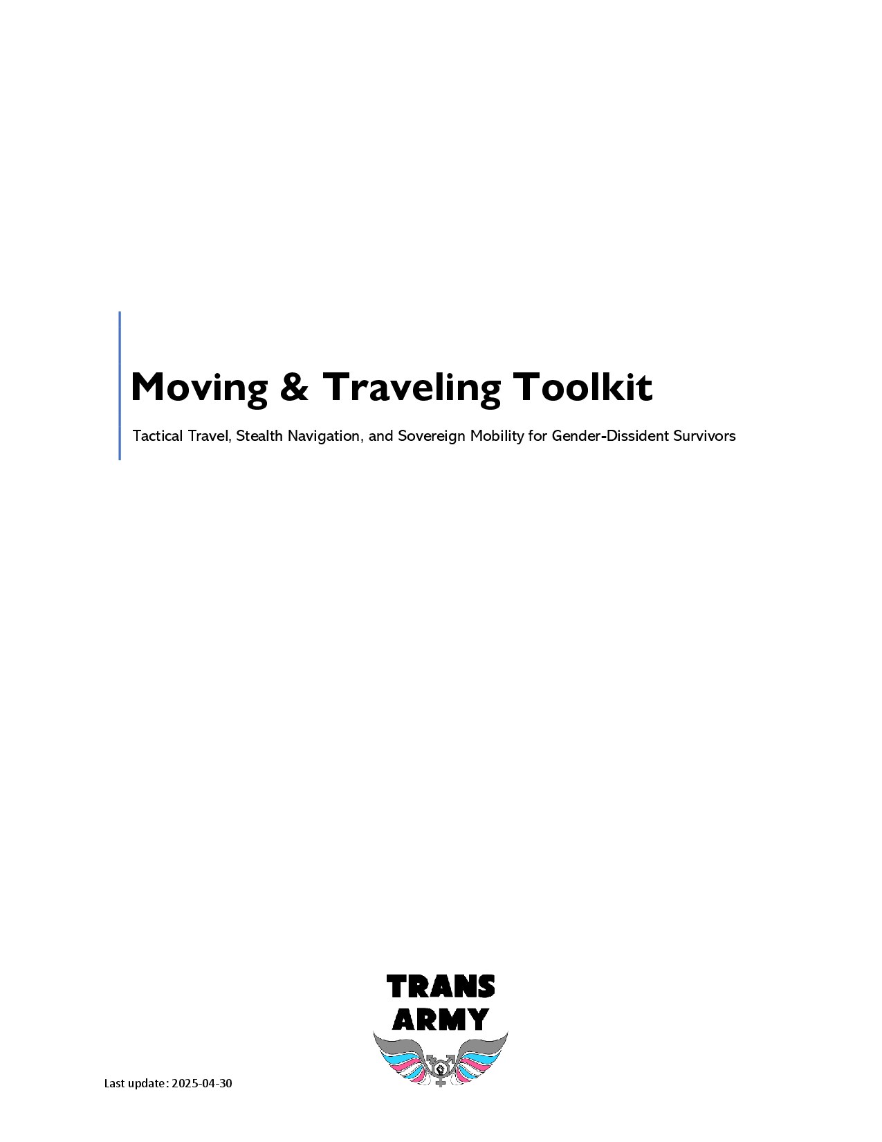 Moving & Traveling Toolkit