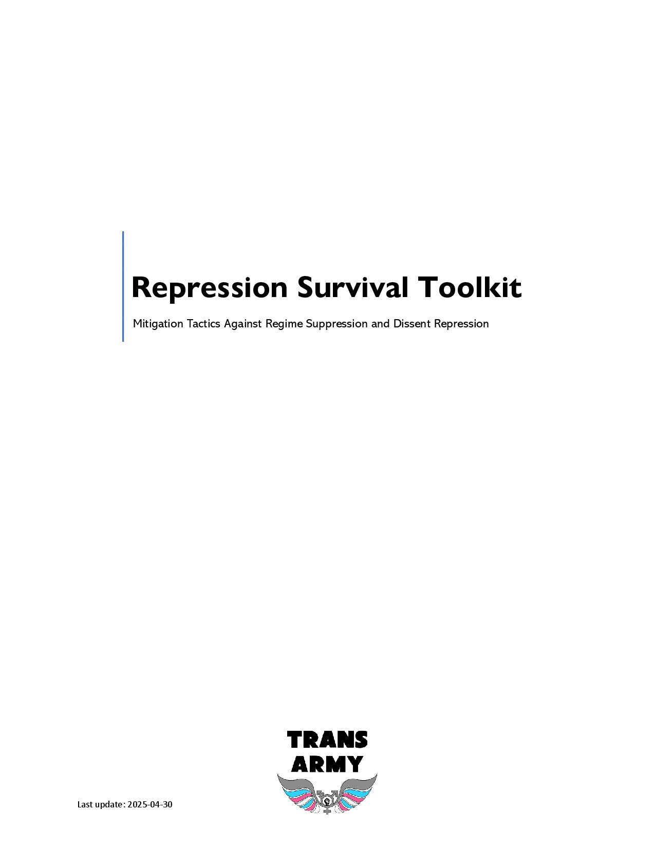 Repression Survival Toolkit