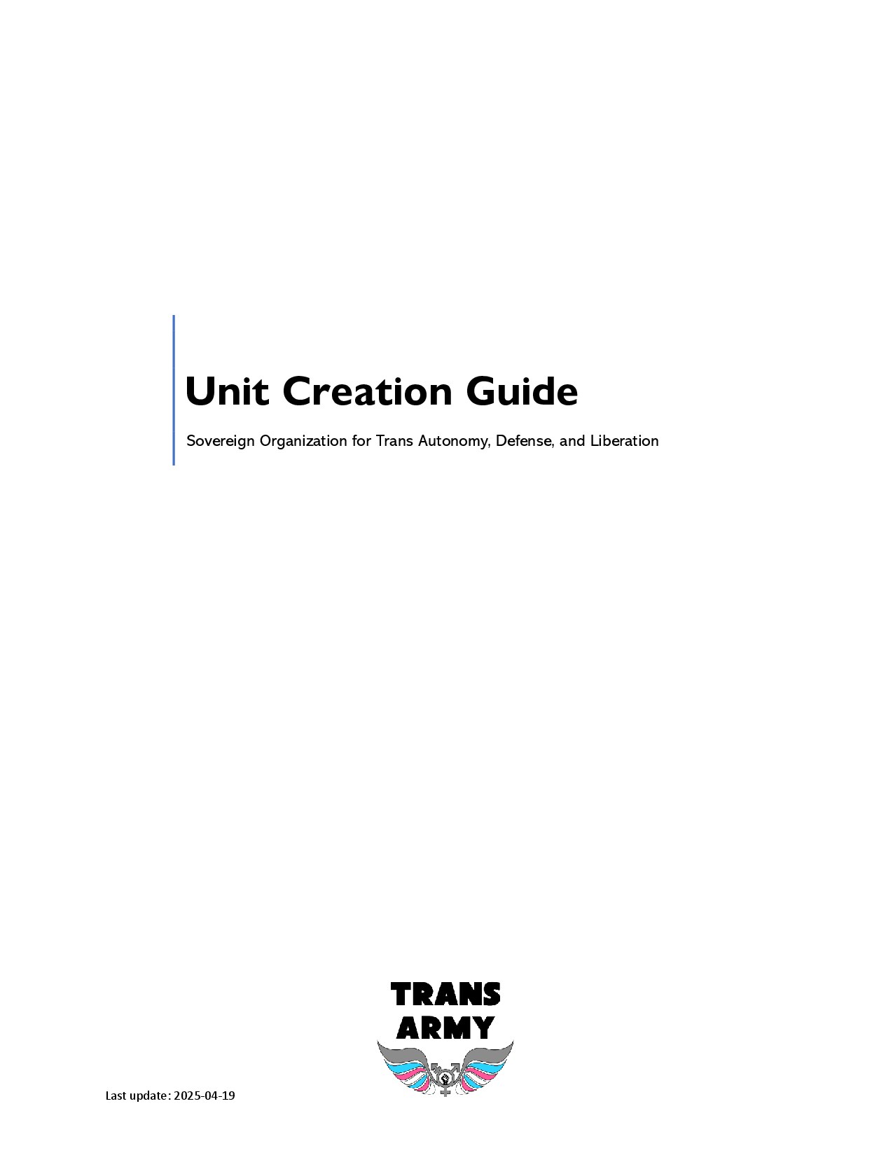 Unit Creation Guide