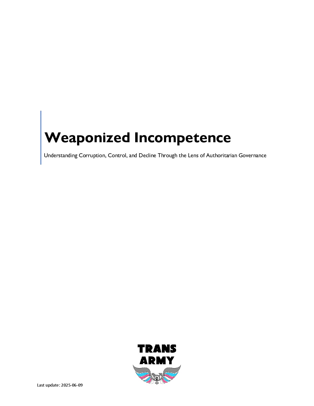 Weaponized Incompetence